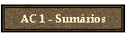 AC 1 - Sumrios