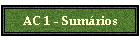 AC 1 - Sumrios
