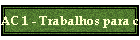 AC 1 - Trabalhos para casa